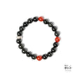 INK RED Obsidian & Red Agate Bracelet for Bold Protection, Emotional Strength & Grounded Passion