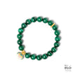QUE AN Malachite Bracelet for Vitality, Heart Healing & Protective Serenity